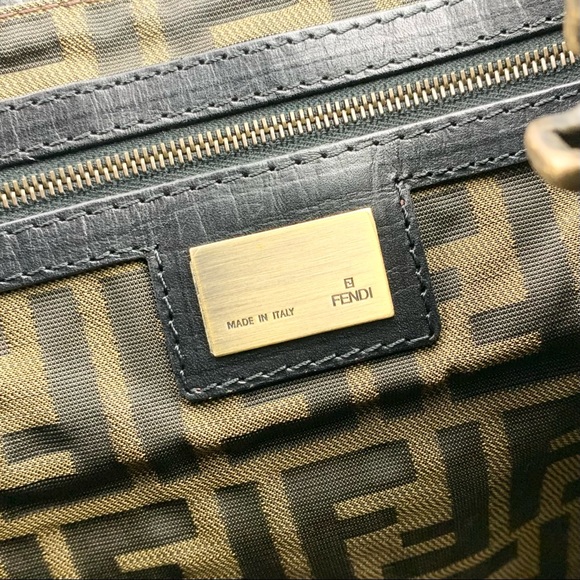 FENDI Zebra-Print Calf Hair Bag Du Jour - Picture 12 of 16